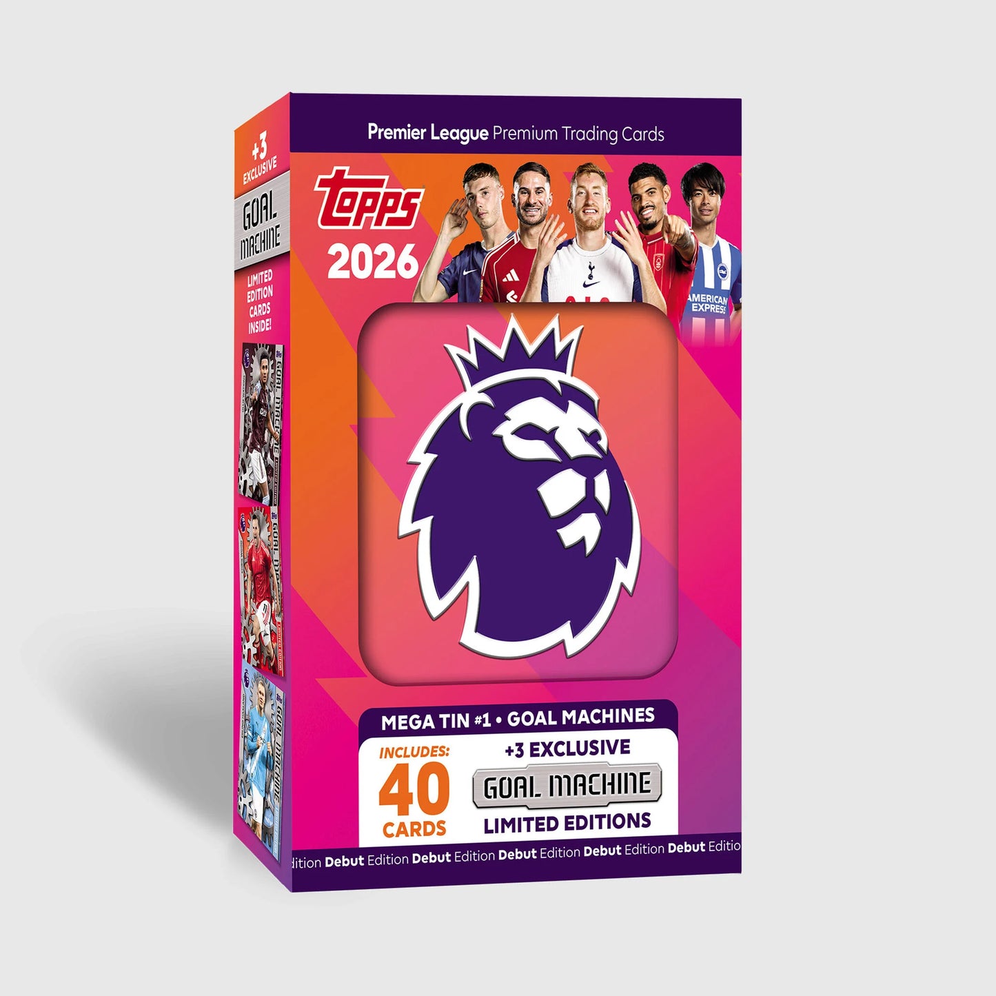 2026 TOPPS Premier League Premium Trading Cards Mega Tin # 1,2,3