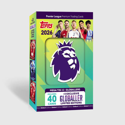 2026 TOPPS Premier League Premium Trading Cards Mega Tin # 1,2,3