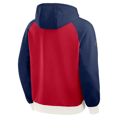 Montreal Canadiens Fanatics 2026 NHL Heritage Classic Authentic Pro Tri-Blend Knit Hoodie - Red