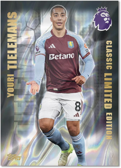 2026 TOPPS Premier League Premium Trading Cards 40 Cards + 3 Classic Limited Cards Starter Pack