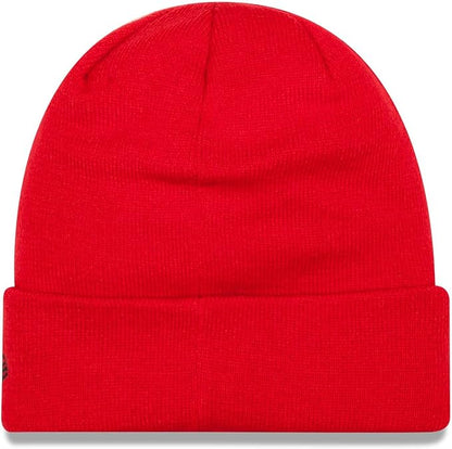 Manchester United New Era Beanie Cuffed No Pom - Red
