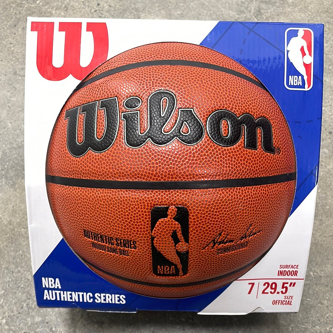 Wilson NBA Basketball Authentic Indoor Series Ball - size 7 - Pro League Sports Collectibles Inc.