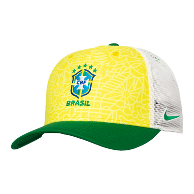Brasil Soccer 2024 Nike Yellow Trucker Cap