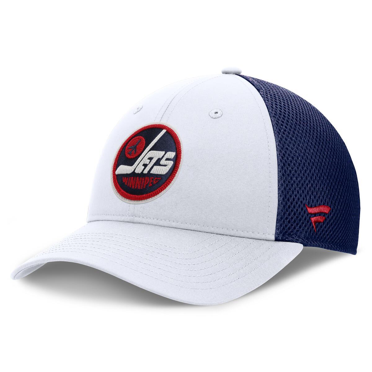 Winnipeg Jets Fanatics 2026 NHL Heritage Classic Authentic Pro Meshback Adjustable Hat - White