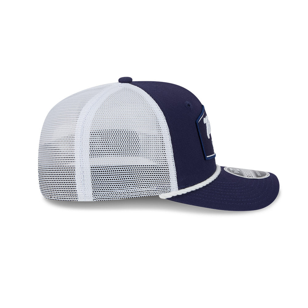 Toronto Maple Leafs New Era 9Seventy Mesh Snapback Adjustable Hat - Navy/White