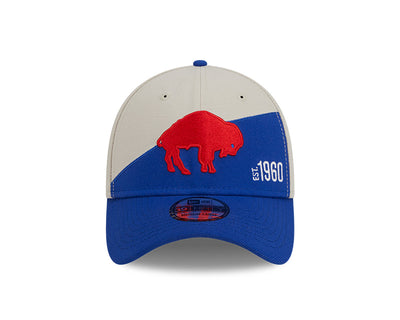 Buffalo Bills New Era 2023 Historic Sideline 39THIRTY Flex Hat - Cream/Royal - Pro League Sports Collectibles Inc.