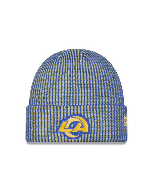 Los Angeles Rams 2026 New Era NFL Sideline Cold Weather Cuff Knit Toque - Blue