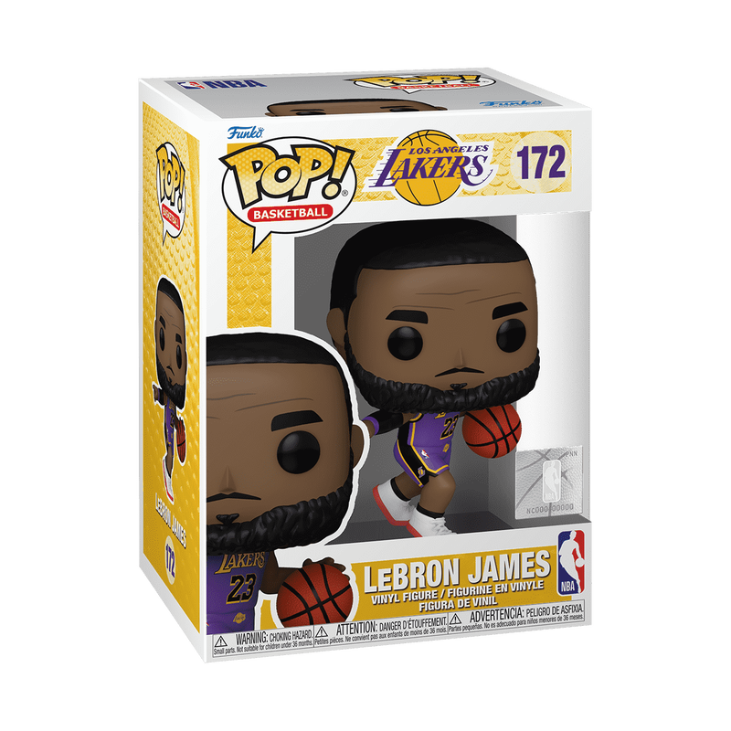 NBA POP! Funko Los Angeles Lakers Lebron James Vinyl Figure #172
