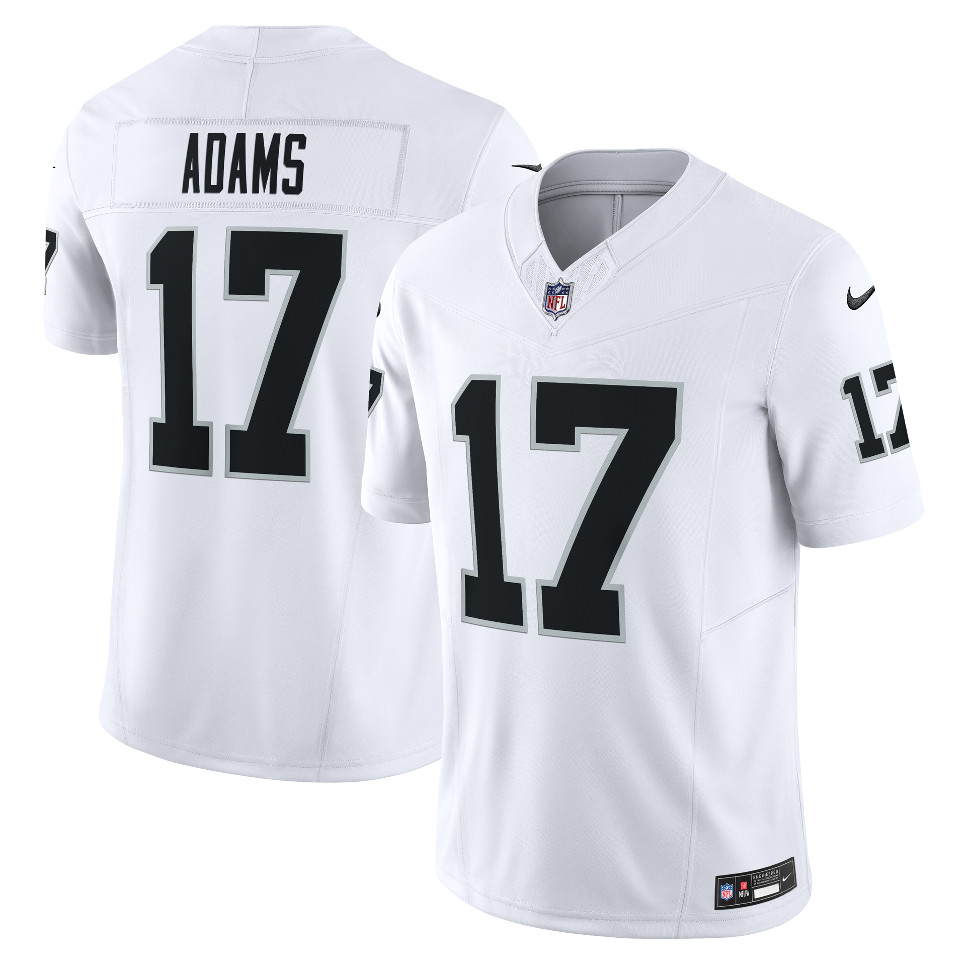 Davante Adams #17 Las Vegas Raiders White Nike Vapor F.U.S.E.