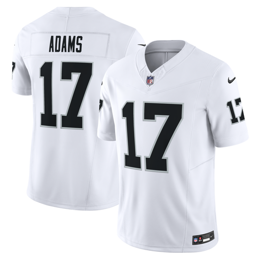 Davante Adams #17 Las Vegas Raiders White Nike Vapor F.U.S.E. Limited Jersey - Pro League Sports Collectibles Inc.