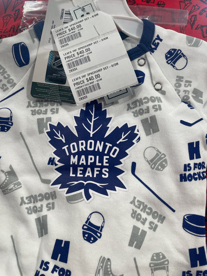 Infant Toronto Maple Leafs Hockey 3 Piece Champ Set