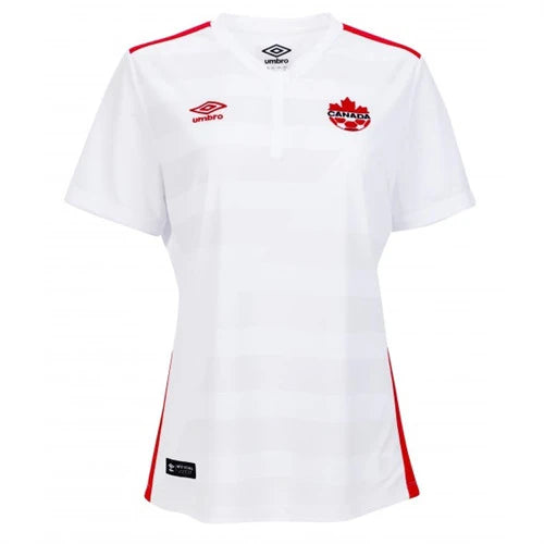 Women's Team Canada Soccer Umbro Replica Jersey White Away