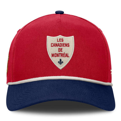 Montreal Canadiens Fanatics 2026 NHL Heritage Classic Authentic Pro A-Frame Adjustable Hat - Red