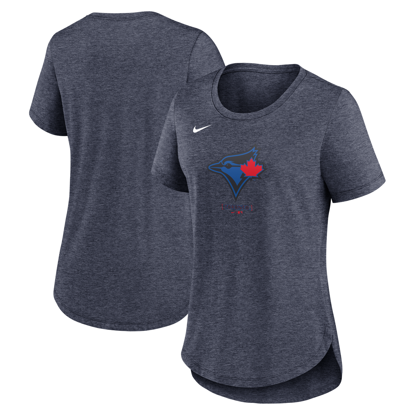 Women's Toronto Blue Jays Nike 2024 City Connect Tri-Blend T-Shirt - Navy