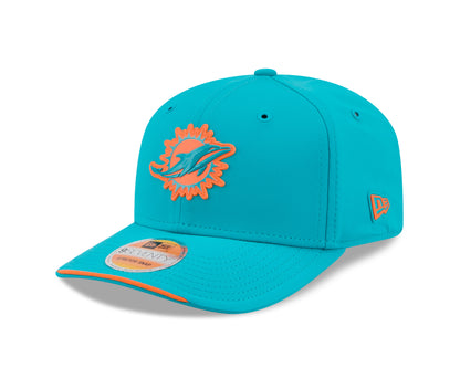 Miami Dolphins New Era 9SEVENTY 2026 Sideline Adjustable Hat - Teal