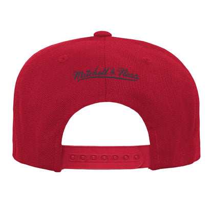 Youth Toronto FC Mitchell & Ness Two-Tone Flat Brim Adjustable SnapBack Hat