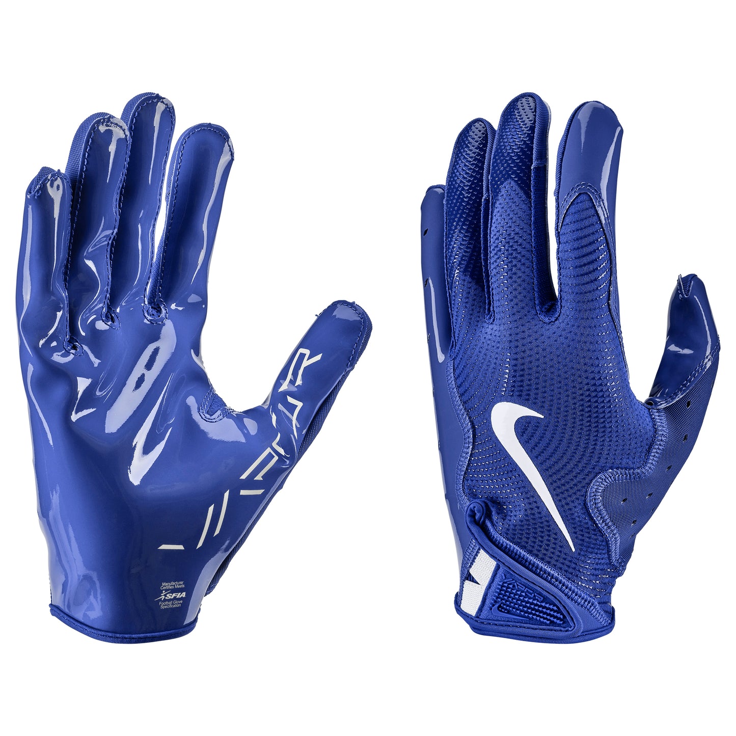 Jet Royal Blue Nike Vapor Football Gloves