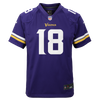 Youth Justin Jefferson #18 Minnesota Vikings Purple Nike - Game Jersey