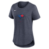 Women's Toronto Blue Jays Nike 2024 City Connect Tri-Blend T-Shirt - Navy