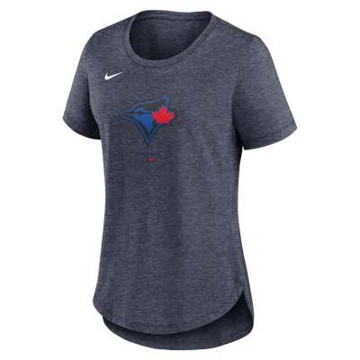 Women's Toronto Blue Jays Nike 2024 City Connect Tri-Blend T-Shirt - Navy