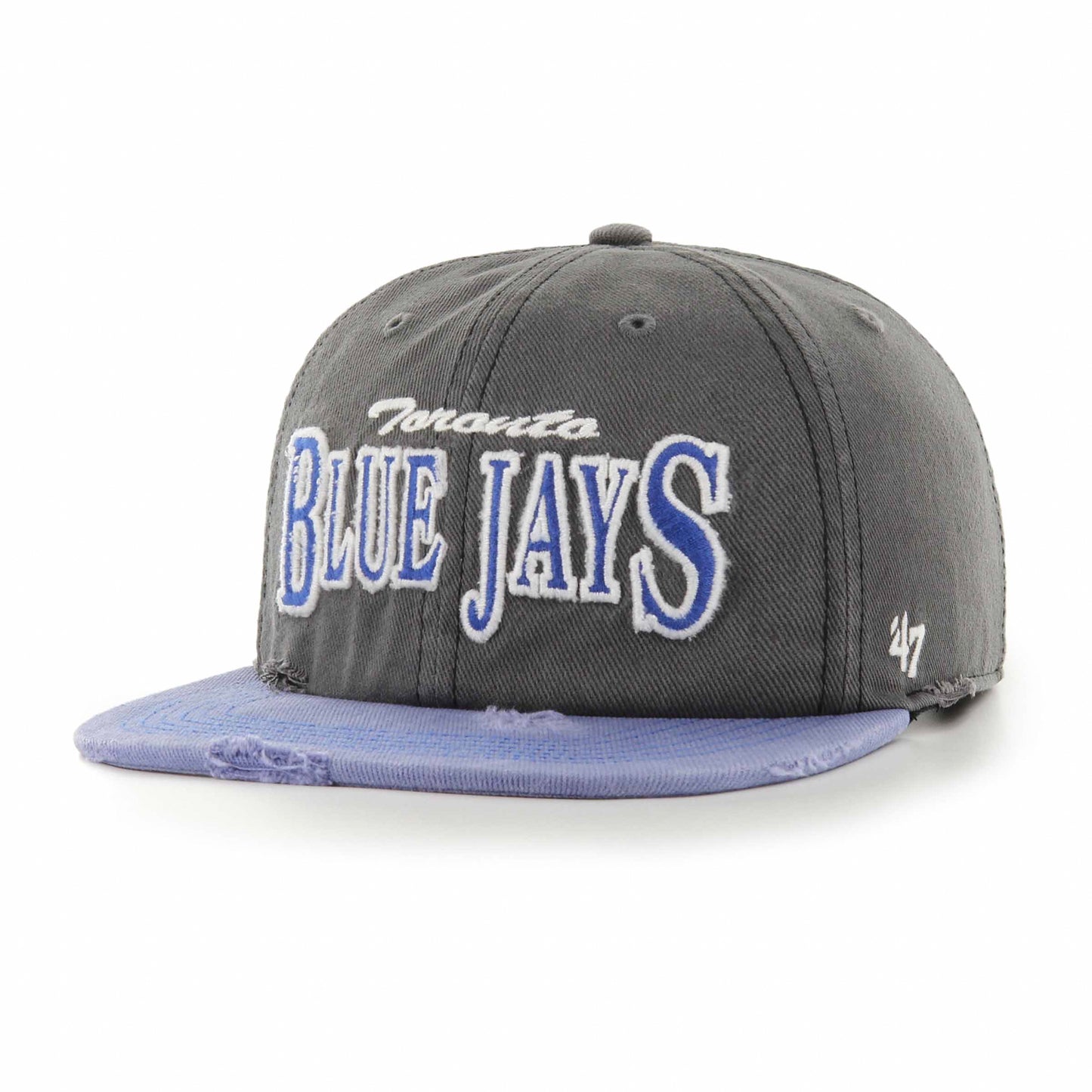 Toronto Blue Jays '47 brand Captain Wear 'n Tear SnapBack Hat