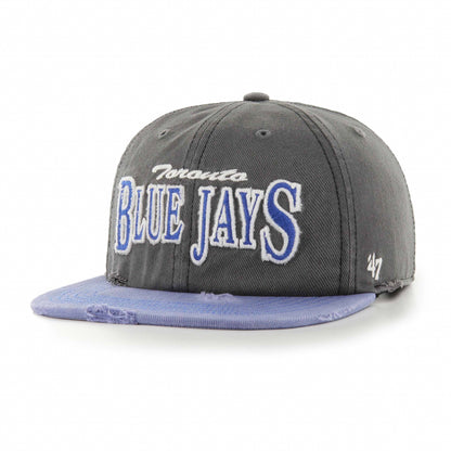 Toronto Blue Jays '47 brand Captain Wear 'n Tear SnapBack Hat