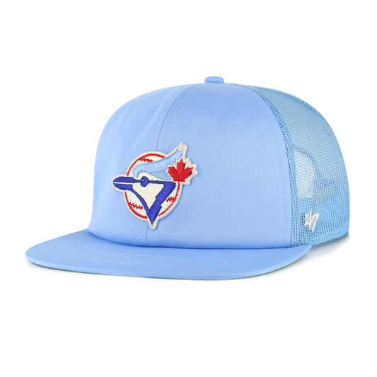 Toronto Blue Jays '47 brand Golden Age Captain Trucker SnapBack Hat - Sky Blue
