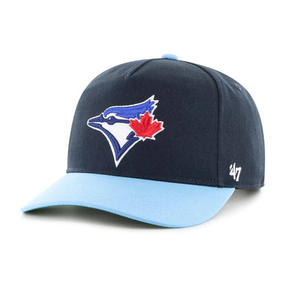 Toronto Blue Jays 47' Brand Golden Age Two-Tone Hitch A-Frame Snap-Back Hat - Navy/Powder Blue