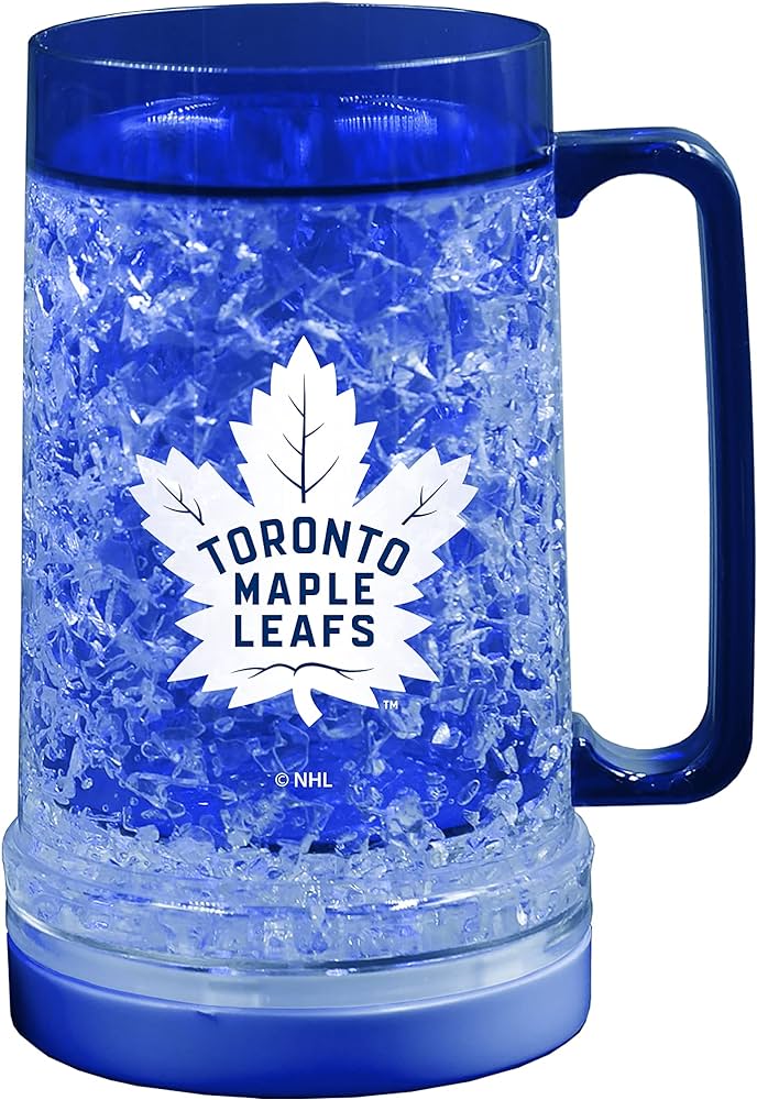 NHL Toronto Maple Leafs Hockey Logo Light Up Freezer Mug - The Sports Vault Corp.