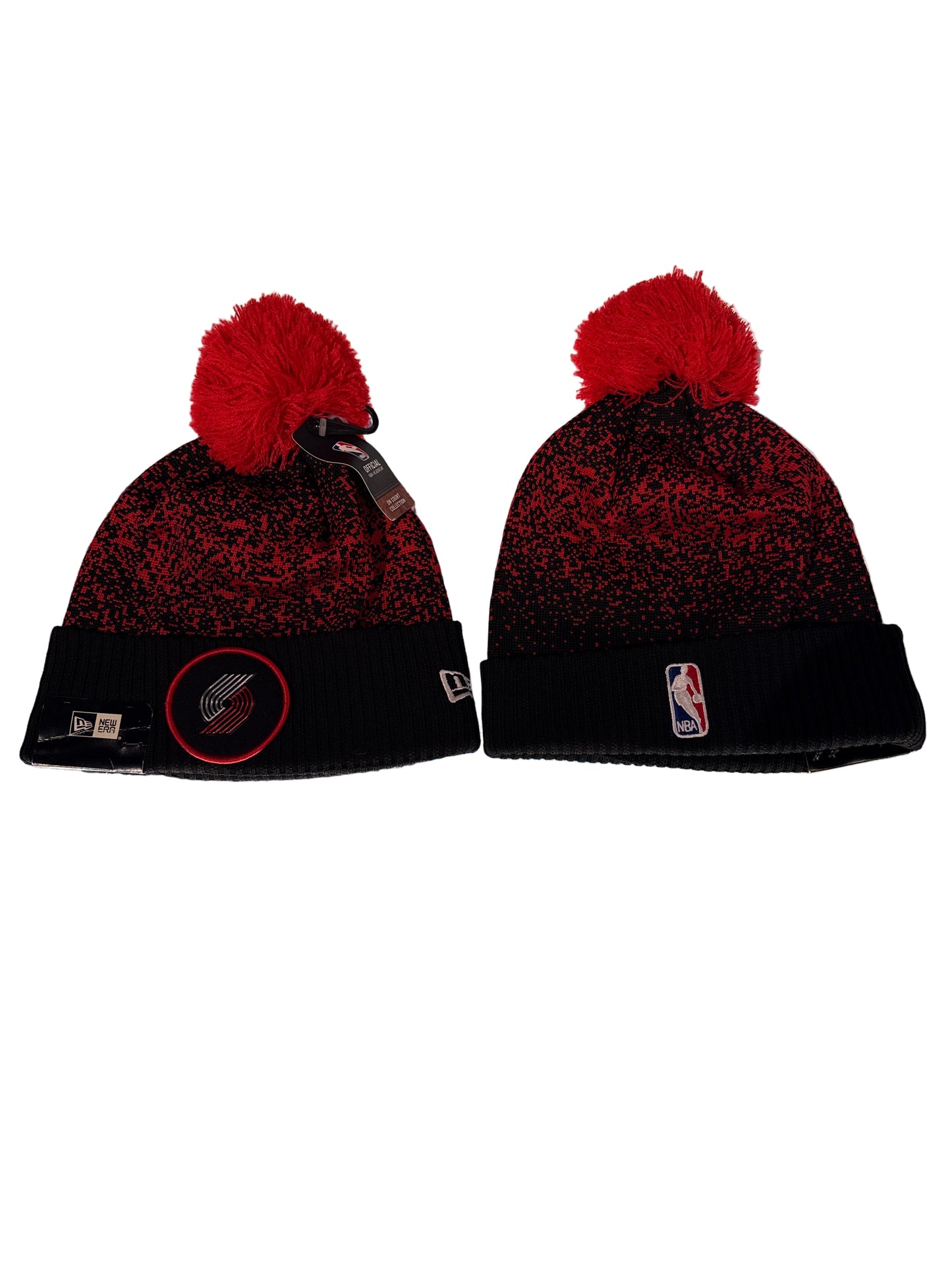 Portland Trail Blazers New Era 17 Pom Knit Toque