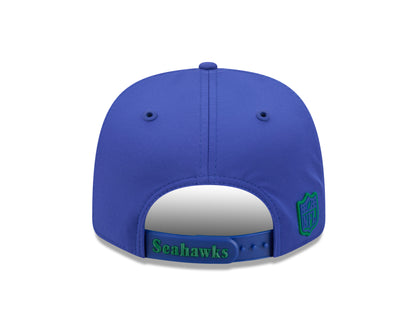 Seattle Seahawks Throwback New Era 9SEVENTY 2026 Sideline Adjustable Hat - Royal