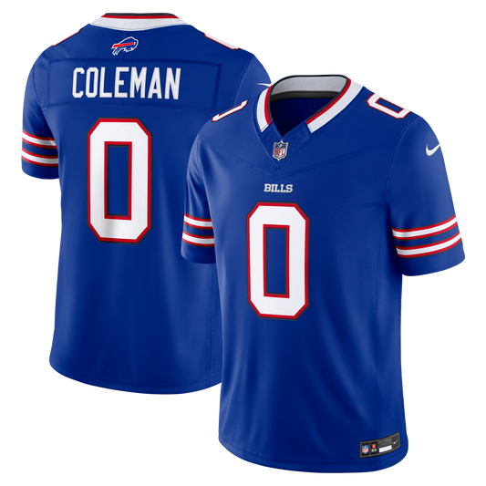 Keon Coleman #0 Buffalo Bills Vapor F.U.S.E. Stitched Limited Jersey - Royal