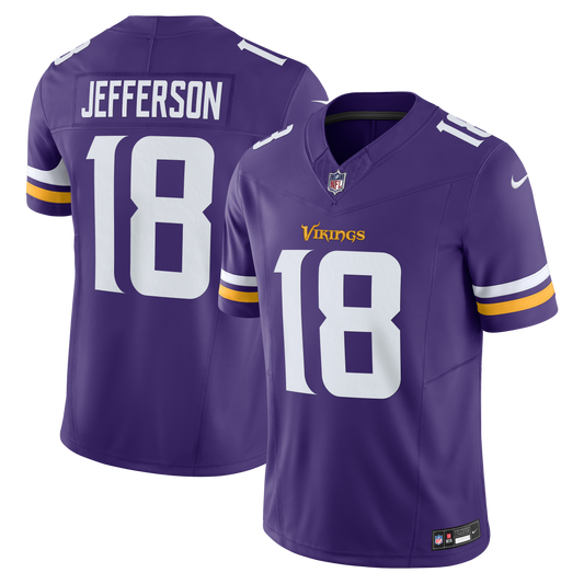 Justin Jefferson #18 Minnesota Vikings Purple Road Nike Vapor F.U.S.E. Limited Jersey - Pro League Sports Collectibles Inc.