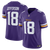 Justin Jefferson #18 Minnesota Vikings Purple Road Nike Vapor F.U.S.E. Limited Jersey