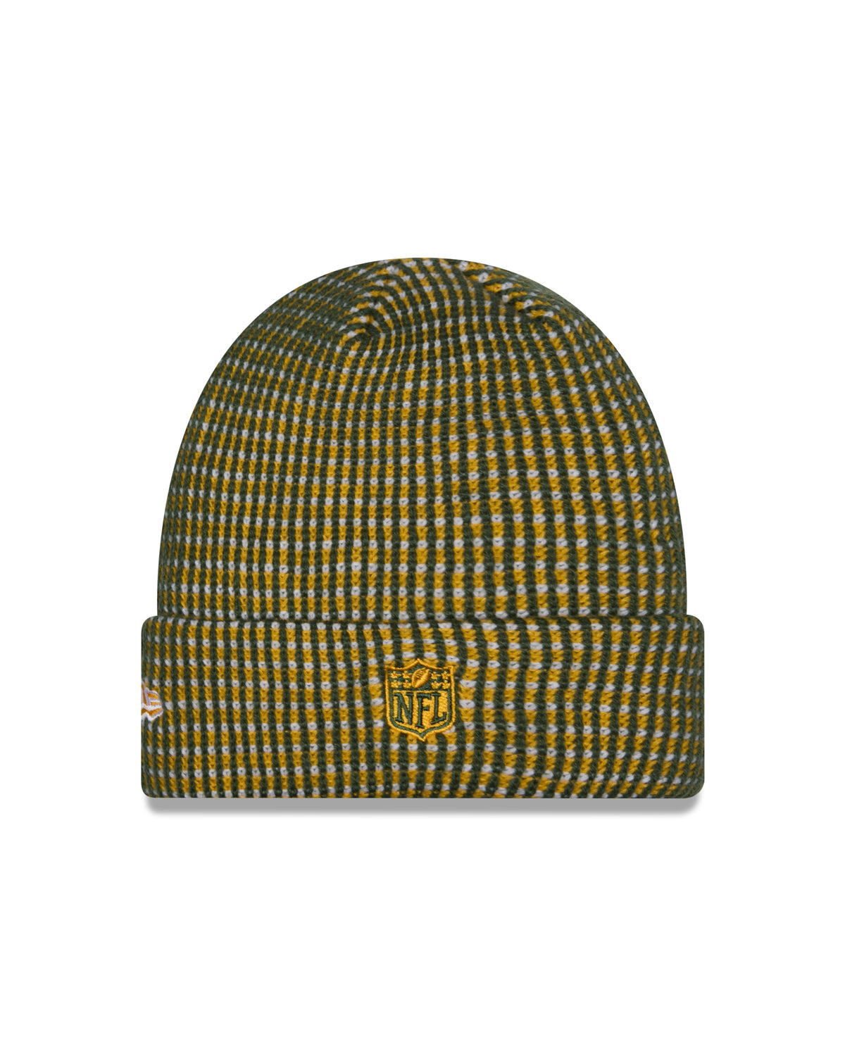 Green Bay Packers 2026 New Era NFL Sideline Cold Weather Cuff Knit Toque - Green / Gold