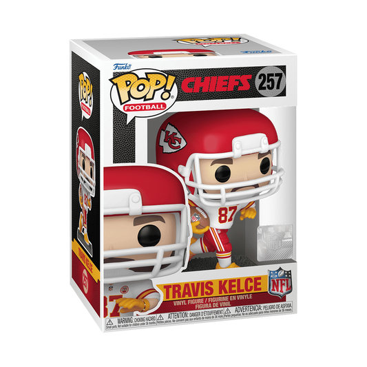 NFL POP! Funko Kansas City Chiefs Travis Kelce (Away Uniform) Vinyl Figure #257