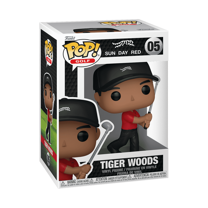 GOLF POP! Funko Sun Day Red Tiger Woods Golf Vinyl Figure #05
