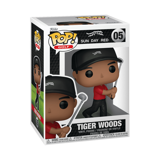 GOLF POP! Funko Sun Day Red Tiger Woods Golf Vinyl Figure #05