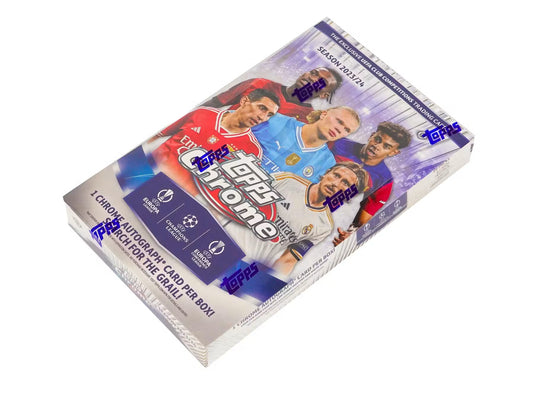 2023-24 Topps Chrome Collection UEFA Club Competitions Soccer Hobby Box