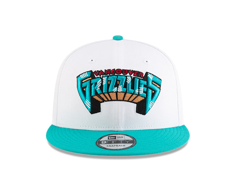 Vancouver Grizzlies White New Era 2024/25 Classic Edition 9FIFTY Snapback Hat