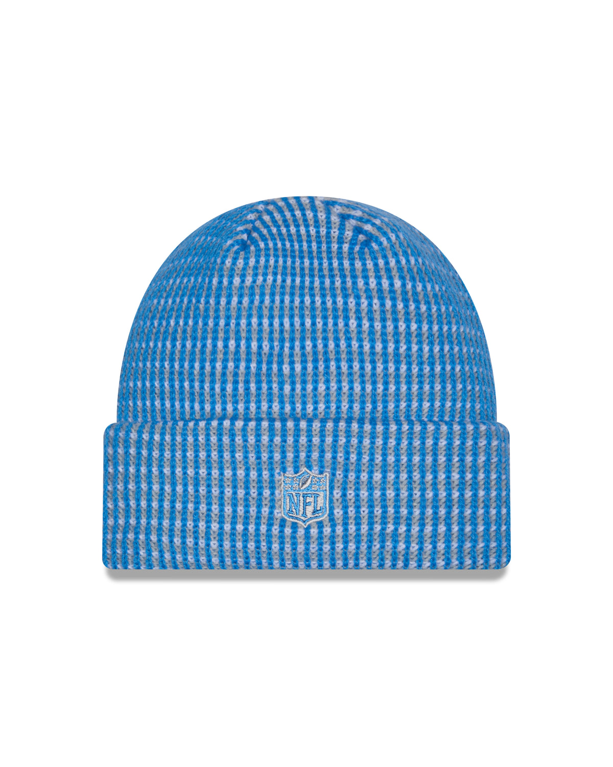 Detroit Lions 2026 New Era NFL Sideline Cold Weather Cuff Knit Toque - Blue