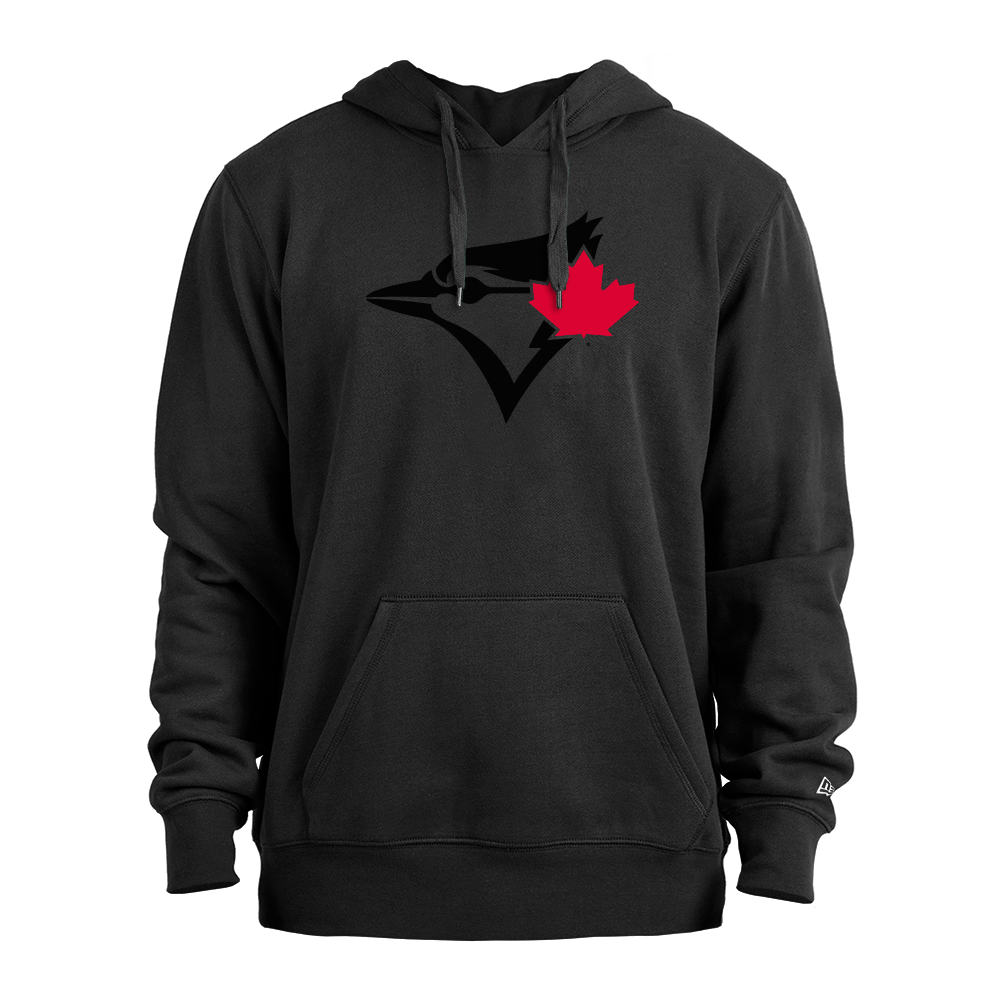 Toronto Blue Jays MLB Express Logo Hoodie - Black (Birdhead) - Red Leaf