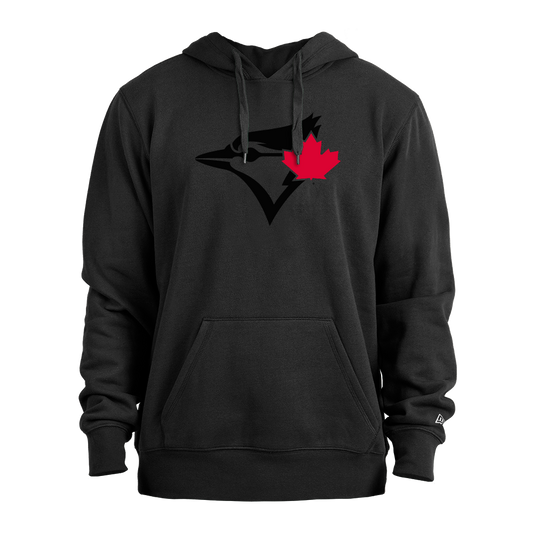 Toronto Blue Jays MLB Express Logo Hoodie - Black (Birdhead) - Red Leaf