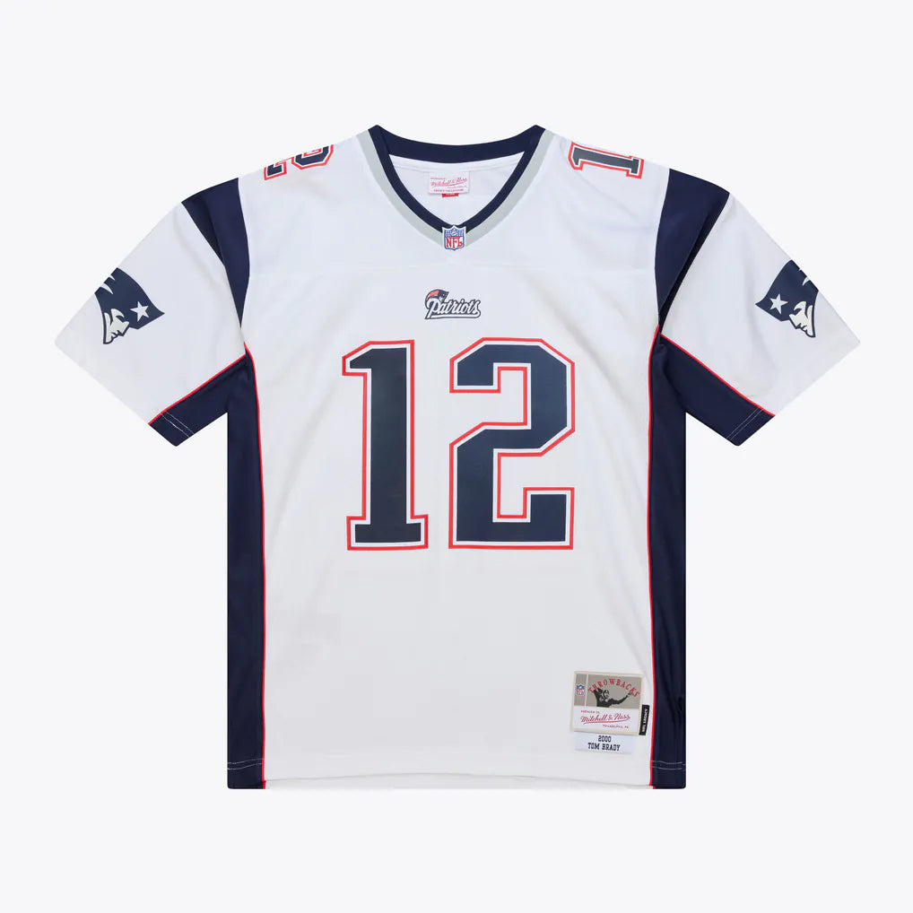 Tom Brady #12 New England Patriots 2000 Mitchell & Ness Retired Legacy Jersey - White