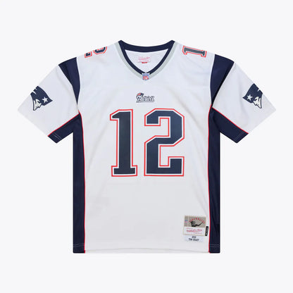 Tom Brady #12 New England Patriots 2000 Mitchell & Ness Retired Legacy Jersey - White