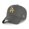 Los Angeles Dodgers MLB 47 Brand Smoke Show MVP Snapback Hat - Charcoal - Pro League Sports Collectibles Inc.
