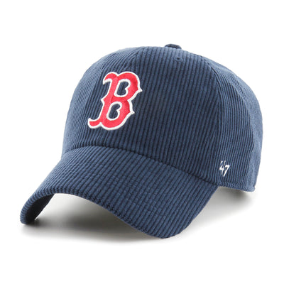 Boston Red Sox THICK CORD Clean Up '47 Brand Adjustable Hat - Navy - Pro League Sports Collectibles Inc.