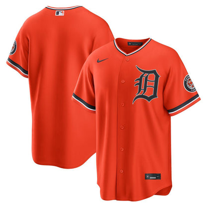 Detroit Tigers Nike Alternate Stadium Jersey - Orange