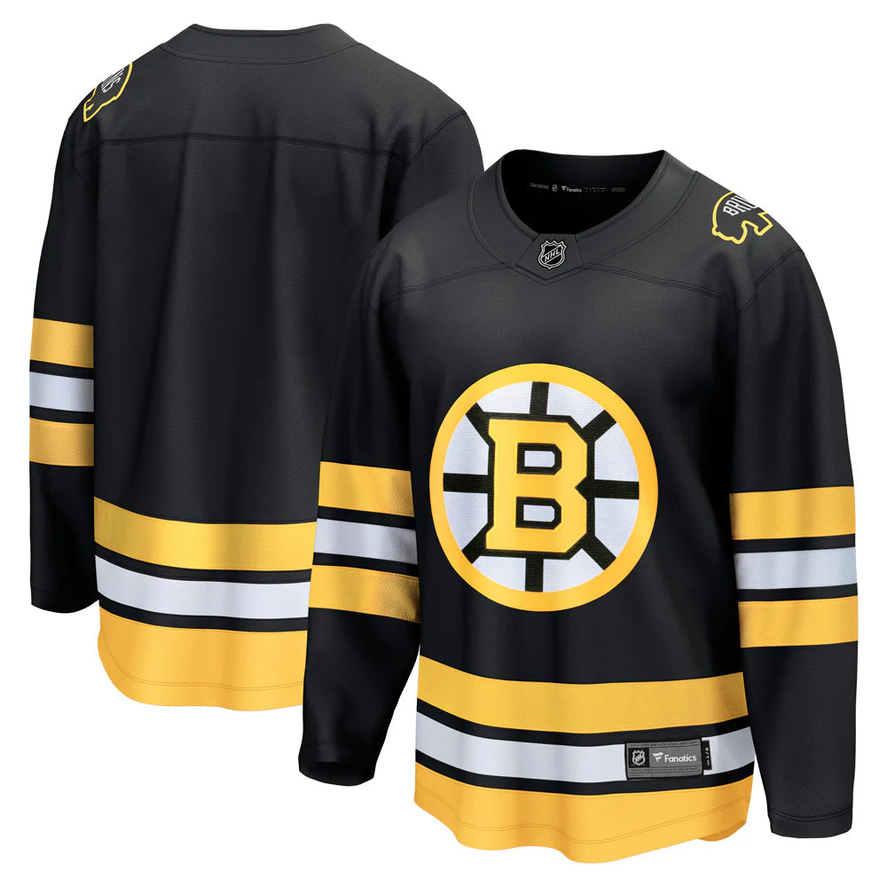 Boston Bruins Fanatics Home Breakaway Replica Jersey - Black