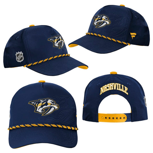 Youth Nashville Predators Fanatics Authentic Pro Podium Snapback Hat - Navy